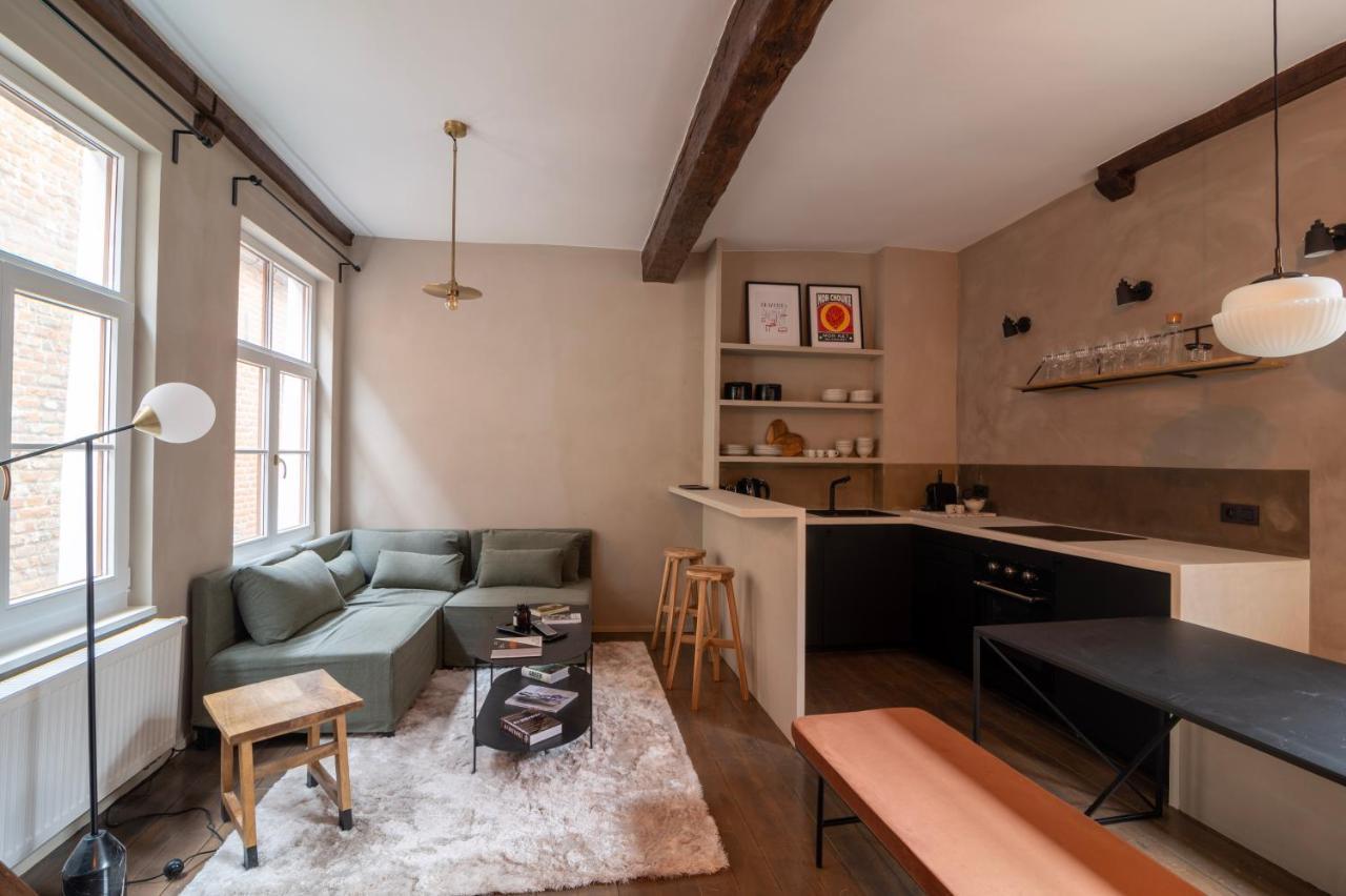 Appartement Charming House In Le Sablon à Bruxelles Extérieur photo